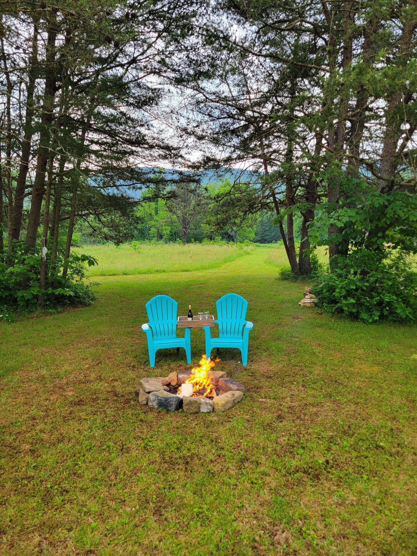 Whispering pines Glamp site